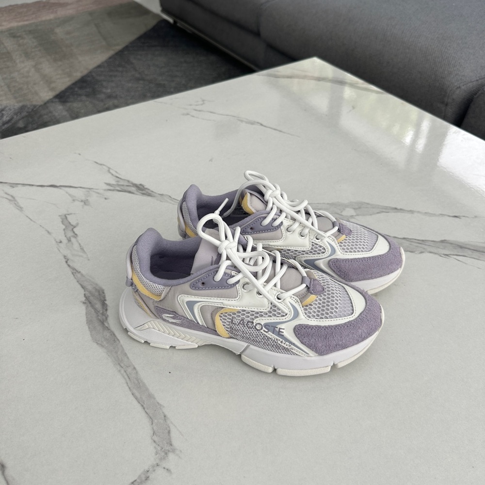 Lacoste New Women's Purple and White Sneakers